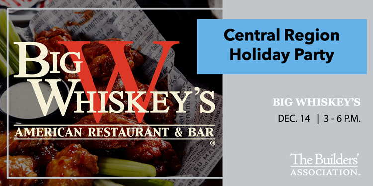 Infographic the reads Central Region Holiday Party Big Whiskey's Dec. 14 | 3 - 6 P.M.